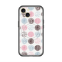 スリムプロテクションプレミアムケース with MagSafe［ Nordic Circle - Pink ］