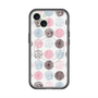 スリムプロテクションプレミアムケース with MagSafe［ Nordic Circle - Pink ］