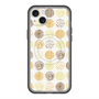 スリムプロテクションプレミアムケース with MagSafe［ Nordic Circle - Orange ］