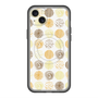 スリムプロテクションプレミアムケース with MagSafe［ Nordic Circle - Orange ］