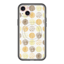 スリムプロテクションプレミアムケース with MagSafe［ Nordic Circle - Orange ］