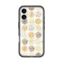 スリムプロテクションプレミアムケース with MagSafe［ Nordic Circle - Orange ］