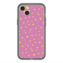 スリムプロテクションプレミアムケース with MagSafe［ Drawing Dot - Pink ］
