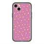 スリムプロテクションプレミアムケース with MagSafe［ Drawing Dot - Pink ］