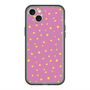 スリムプロテクションプレミアムケース with MagSafe［ Drawing Dot - Pink ］