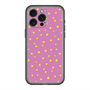 スリムプロテクションプレミアムケース with MagSafe［ Drawing Dot - Pink ］