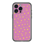 スリムプロテクションプレミアムケース with MagSafe［ Drawing Dot - Pink ］