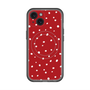 スリムプロテクションプレミアムケース with MagSafe［ Drawing Dot - Red ］