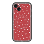 スリムプロテクションプレミアムケース with MagSafe［ Drawing Dot - Red ］