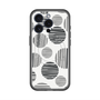 スリムプロテクションプレミアムケース with MagSafe［ Nordic Dot - Black ］