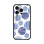 スリムプロテクションプレミアムケース with MagSafe［ Nordic Dot - Blue ］