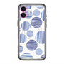 スリムプロテクションプレミアムケース with MagSafe［ Nordic Dot - Blue ］