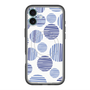 スリムプロテクションプレミアムケース with MagSafe［ Nordic Dot - Blue ］