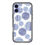 スリムプロテクションプレミアムケース with MagSafe［ Nordic Dot - Blue ］