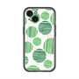 スリムプロテクションプレミアムケース with MagSafe［ Nordic Dot - Green ］