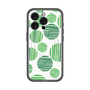スリムプロテクションプレミアムケース with MagSafe［ Nordic Dot - Green ］