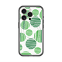 スリムプロテクションプレミアムケース with MagSafe［ Nordic Dot - Green ］