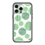 スリムプロテクションプレミアムケース with MagSafe［ Nordic Dot - Green ］