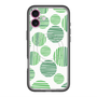 スリムプロテクションプレミアムケース with MagSafe［ Nordic Dot - Green ］