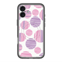 スリムプロテクションプレミアムケース with MagSafe［ Nordic Dot - Pink ］