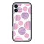 スリムプロテクションプレミアムケース with MagSafe［ Nordic Dot - Pink ］
