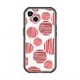 スリムプロテクションプレミアムケース with MagSafe［ Nordic Dot - Red ］