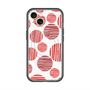 スリムプロテクションプレミアムケース with MagSafe［ Nordic Dot - Red ］