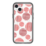 スリムプロテクションプレミアムケース with MagSafe［ Nordic Dot - Red ］