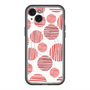 スリムプロテクションプレミアムケース with MagSafe［ Nordic Dot - Red ］