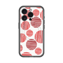 スリムプロテクションプレミアムケース with MagSafe［ Nordic Dot - Red ］