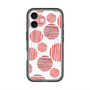 スリムプロテクションプレミアムケース with MagSafe［ Nordic Dot - Red ］