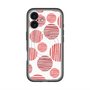 スリムプロテクションプレミアムケース with MagSafe［ Nordic Dot - Red ］