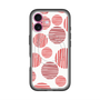 スリムプロテクションプレミアムケース with MagSafe［ Nordic Dot - Red ］
