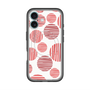 スリムプロテクションプレミアムケース with MagSafe［ Nordic Dot - Red ］