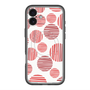 スリムプロテクションプレミアムケース with MagSafe［ Nordic Dot - Red ］