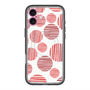 スリムプロテクションプレミアムケース with MagSafe［ Nordic Dot - Red ］