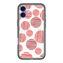 スリムプロテクションプレミアムケース with MagSafe［ Nordic Dot - Red ］