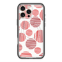 スリムプロテクションプレミアムケース with MagSafe［ Nordic Dot - Red ］