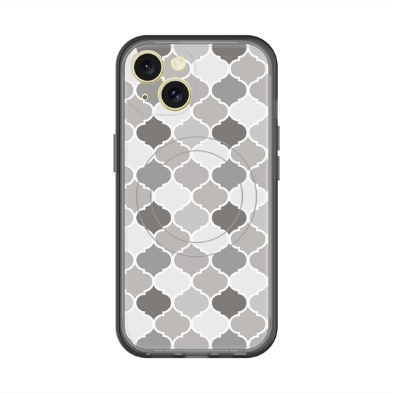 スリムプロテクションプレミアムケース with MagSafe［ Moroccan1 color - Gray ］