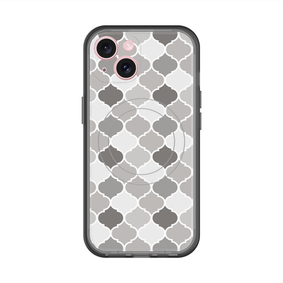 スリムプロテクションプレミアムケース with MagSafe［ Moroccan1 color - Gray ］