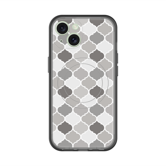 スリムプロテクションプレミアムケース with MagSafe［ Moroccan1 color - Gray ］