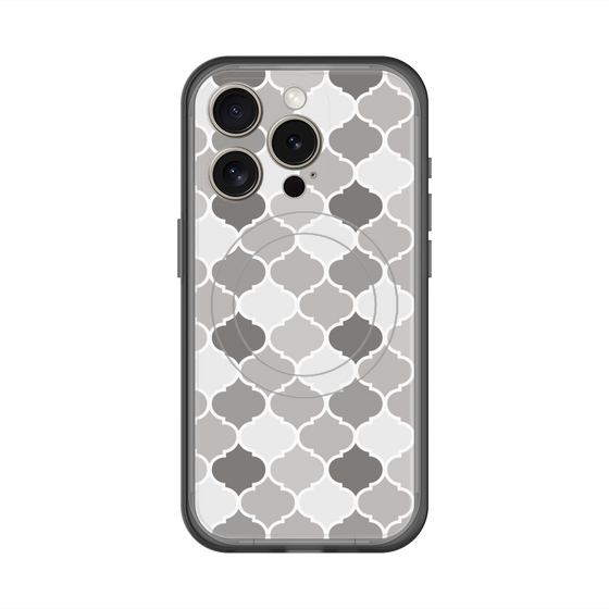 スリムプロテクションプレミアムケース with MagSafe［ Moroccan1 color - Gray ］
