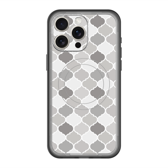 スリムプロテクションプレミアムケース with MagSafe［ Moroccan1 color - Gray ］