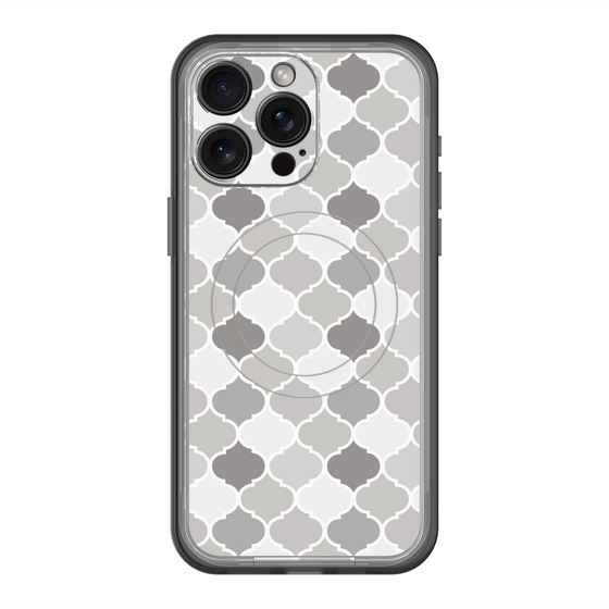 スリムプロテクションプレミアムケース with MagSafe［ Moroccan1 color - Gray ］