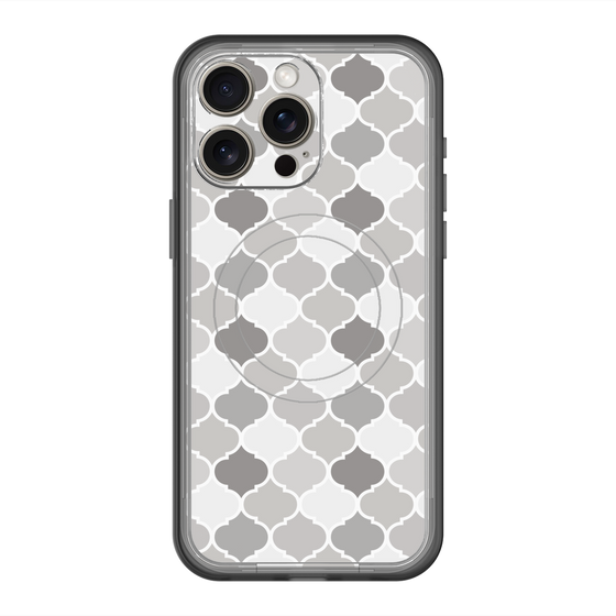 スリムプロテクションプレミアムケース with MagSafe［ Moroccan1 color - Gray ］
