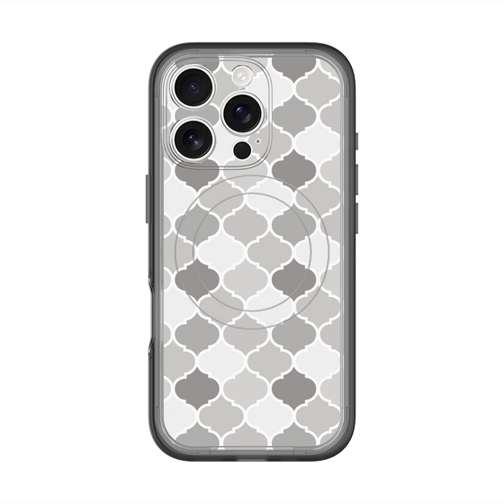 スリムプロテクションプレミアムケース with MagSafe［ Moroccan1 color - Gray ］