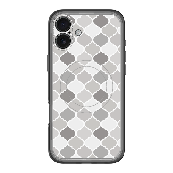 スリムプロテクションプレミアムケース with MagSafe［ Moroccan1 color - Gray ］