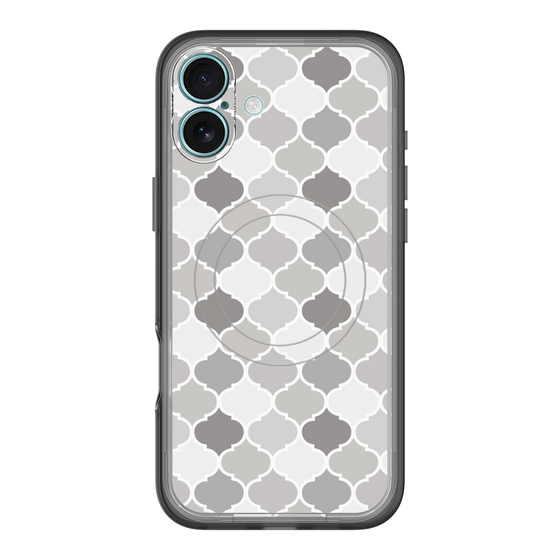 スリムプロテクションプレミアムケース with MagSafe［ Moroccan1 color - Gray ］