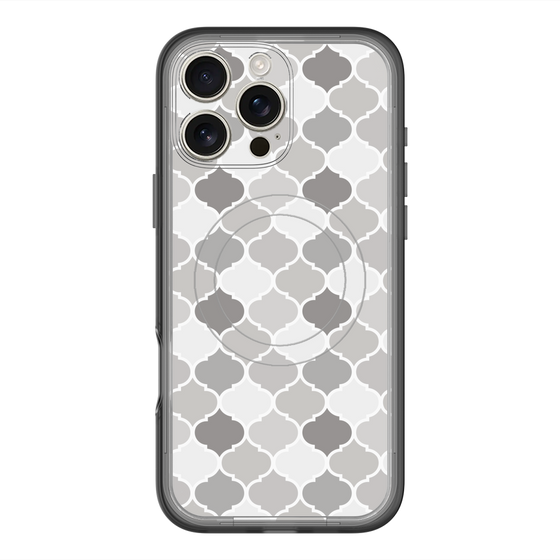 スリムプロテクションプレミアムケース with MagSafe［ Moroccan1 color - Gray ］