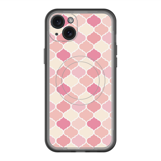 スリムプロテクションプレミアムケース with MagSafe［ Moroccan1 color - Pink ］